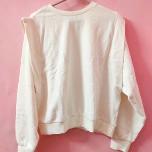 H&M Cream Sweatshirt (M)